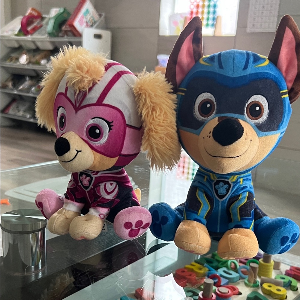 Paw Patrol Plush Toys - Pink and Blue